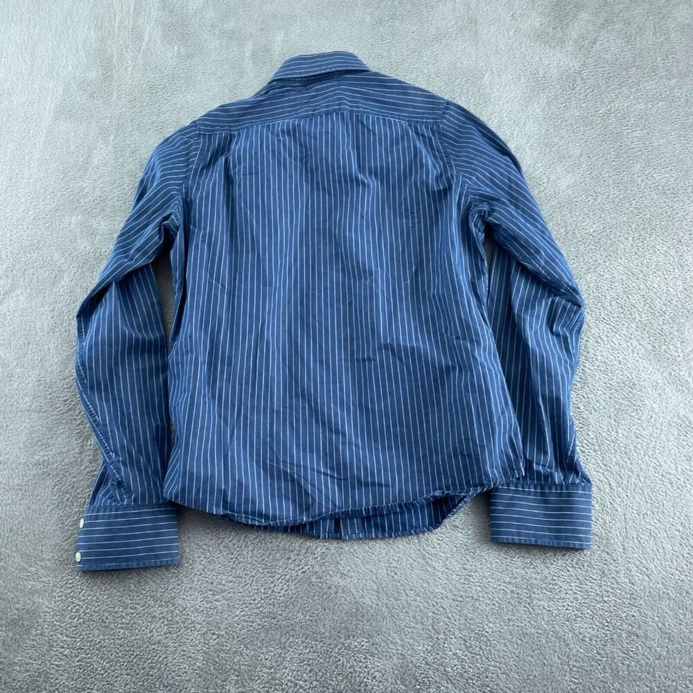Hollister California Blue & White  Button-Up XL 100% Cotton Mens 5863 - Picture 2 of 7